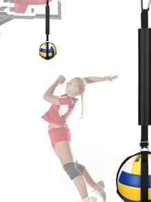 1 pezzo Allenatore per schiacciata pallavolo, sistema di allenamento per allenamento singolo di schiacciata e servizio, accessori per allenamento pallavolo che migliorano la tecnica di battuta, salto, movimento del braccio e potenza di schiacciata