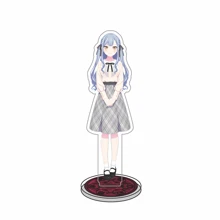 Figuras de anime BanG Dream! Roselia Band Cosplay - Soportes acrílicos modelo decoración dulce, señal de pie para fans, regalo de 15CM