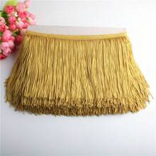 2/10Yards/Pack 15cm Fringe Trim Lace Polyerter Fibre Tassel 4inch Wide Long For Clothes Accessories Latin Wedding Dress DIY Lamp Shade Decoration - Multicolor - View 9