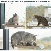Cozy Cat Hammock Window Seat - Four Season Universal, Strong Suction Cups, Window Mounted, Sturdy, , Comfortable, Indoor Cat Bed For Cats Of All Ages And Sizes