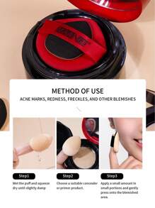 MAANGE 11pcs Makeup Tool Kit 4pcs Dual-Ended Makeup Brushes Basic Flat Round Top Brushes For Liquid Cream Foundation Powder Blush Eyeshadow Concealer 7pcs Makeup Puffs Including 2pcs Beauty Cosmetics Blending Sponges 2pcs Triangle Velvet Powder Puffs 3pcs Mini Finger Air Cushion Puff For Flawless Make Up, Travel, Makeup Reapply In Party