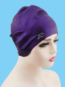 SHENYU Silicone Swimming Cap With Ear Protection, Simple Design To Prevent Ear Water Entry