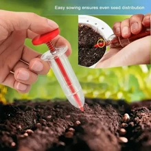 1pc Garden Seed Dispenser, Mini Handheld Flower Seed Injector Sower Seeder Garden Planting Tool - Multicolor - View 2