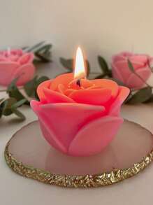 Rose Candle - 1 Piece Rose-Shaped Scented Candle For Home Decor, Birthday Gifts, And Holiday Crafts