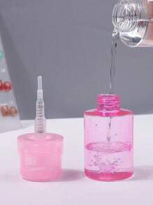 Nail Art Plastic Bottle, Nail Removal, Washing, Nail Water, Nail Art Anti Overflow, Pressing Bottle, Packaging, Makeup Remover, Empty Bottle