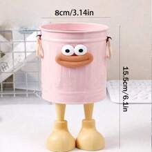 1 hộp đựng đồ để bàn hình nhân vật hoạt hình dễ thương, xô đựng đồ lớn theo phong cách cổ điển tối giản, đồ dùng văn phòng, giá đựng cọ trang điểm, xô đựng đồ để bàn dung tích lớn, giá đựng bút hoạt hình, hộp đựng cọ trang điểm và bút chì - Nhiều màu - Xem 2