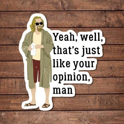 1/2/5 件是的，嗯，那就像您的观点一样，男人乙烯基贴纸 | 有趣的讽刺模切贴纸，适用于笔记本电脑、汽车和水瓶 | 情感支持和心理健康意识贴花 | 送给老师和爱书人的好礼物