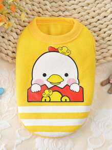 1pc Spring Fleece Puppy Outfit, Cute Frog Design For Small Dogs Like Chihuahua, Kitten, Teacup Dog, Teddy Pet Clothes - Coral Pink - View 12