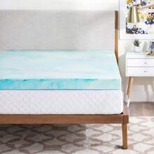 Sweet Furniture Memory Foam Bed Topper With Cooling Gel Swirl Infusion - Perfect Gift For A Cozy Sleep - 3 inches-KING - View 10