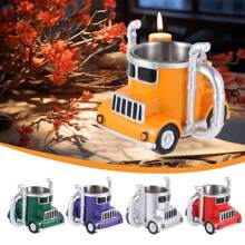 1 件手工制作的卡车咖啡杯 11 盎司半挂车形状陶瓷咖啡杯 送给咖啡和卡车爱好者的独特礼物 卡车司机 送给卡车司机的礼物 男士 - 彩色 - 查看 1