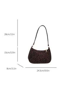 女士简约纯色单肩包，日常休闲使用