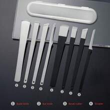 4 件/5 件不锈钢嵌甲工具套装，修脚护理套装，用于去除硬皮老茧，修脚刀套装，嵌甲去除套装，修脚老茧剃须刀工具，专业脚刮刀 - 彩色 - 查看 12