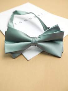 1 chiếc nơ vải polyester trơn màu đen đỏ tía, thích hợp cho đám cưới, cà vạt nam mọi mùa - Nhiều màu - Xem 14