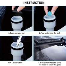 50pcsWindshield Concentrated Rain Repellent Effervescent Tablets, Multi-Season Car & Home Use,Car Accessories - Multicolor - View 9