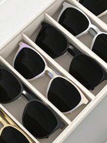 6 Grid Home Sunglasses Jewelry Storage Box