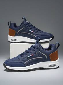 Zapatillas de deporte personalizadas de moda de negocios casuales para hombres de talla grande para uso al aire libre