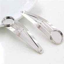 12pcs Fit 12mm Cabochon Hairpin Blank Base Setting DIY Hairpins Hair Clips Jewelry Making Accessories Findings