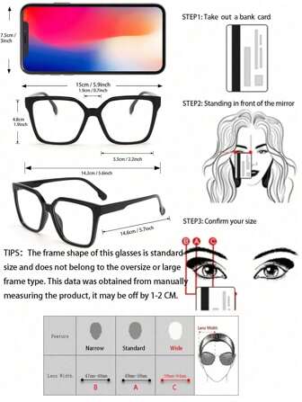 6pcs Women Geometric Cute Personalized Lively Elegant Ins Style Casual Women Clear Glasses For Street Snap Travel Suitable For All Face Shapes Accessories