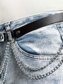 1PC Punk Gothic Leather Garter Belt Waist Straps Thigh High Leg Harness Suspender For Shorts Jeans Pants Accessories