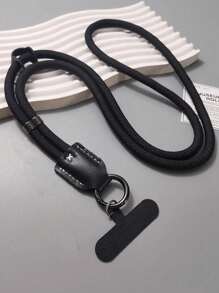 1pc Unisex Long Mobile Phone Lanyard, Simple & Fashionable Design, Suitable For Outdoor Activities And Hiking, Anti-Lost Key Chain Strap