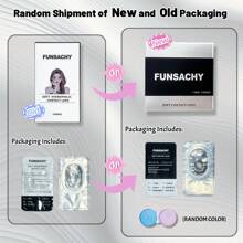 FUNSACHY 处方隐形眼镜 HAWAII 系列 0~-8.00 自然软性隐形眼镜 14.5mm 眼部化妆年度使用 - 灰色 - 查看 7