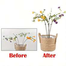 10pcs, Potted Plant Support Stand/Cauliflower Vine Climbing Stand/Balcony Creative Decoration Stand, Plant Fixing Pole Fixed Garden Flowers Plant Branches Fixing Material Glass Fiber Pole Bonsai Support Pole Flower Vine