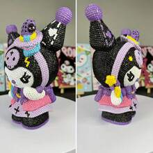 Sanrio Sanrio Diamond Stickers, Handmade DIY Dot Drill Vinyl Doll, Piggy Bank Dolls, Gifts For Girlfriends, Ornaments, Piggy Banks (Some Accessories Random)