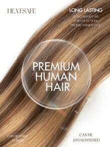 Clip In Hair Extensions Human Hair 7pcs Straight Real Human Hair Extensions Clip-In Nature Human Hair Clip Extensions Seamless Clip In Hair Extensions - S4/27 - View 5