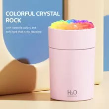 AOYI 1 pièce Mini diffuseur d'aromathérapie d'huiles essentielles et humidificateur, brume fraîche, veilleuse colorée - humidifier l'air, garder la fraîcheur et détendre le corps et l'esprit (utilisation alimentée par USB)