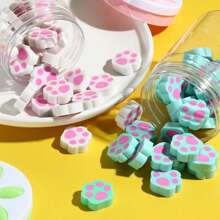 1 件/4 件/30 件卡通切片猫爪创意橡皮擦，无污渍橡皮擦奖品礼品套装