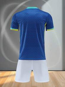 ODMYONO Męski zestaw koszulek piłkarskich, oddychający, wygodny, modny, sportowy strój piłkarski na Mistrzostwa Świata, wiosna/lato