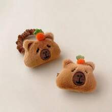 1 Diadema de peluche de delfín lindo - Diadema de terciopelo de unicolor para vestirse, adecuada para lavarse la cara, juegos de roles de fiesta, accesorios con tema animal, carnaval/fiesta de cumpleaños, decoración del hogar/baño, decoración de otoño, regreso a la escuela