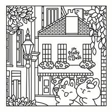 可爱伦敦：成人和儿童涂色书，大胆而简单的海洋生物图案，助您放松身心（大胆而简单的涂色书）。绘画书，适合作为礼物或圣诞礼物。 - 彩色 - 查看 3