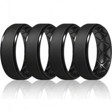 European And American Fashion Men's Silicone Wedding Ring & Engagement Ring - Ring - View 8