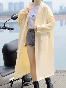 1 件户外徒步雨衣，全身雨披，适用于摩托车、自行车和成人，防水加长设计 - 彩色 - 查看 1