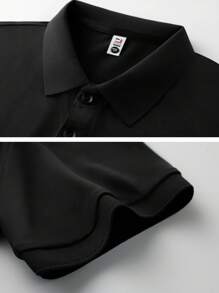 Camisa tipo polo para hombre de verano, hecha de material de secado rápido, con corte 3D, entallada y ajustada, apropiada para negocios y ocio, es el mejor regalo para hombres