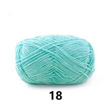 DUWEN 1.5mm Matte Chenille Yarn Doll Thread Handmade Crochet Knitted Material Thin Ice Stripe Thread