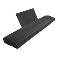 Funda para piano electrónico de 88 teclas con cordón, funda completa de tela técnica con pantalla espectral para piano eléctrico de 88 teclas - Negro - Ver 10
