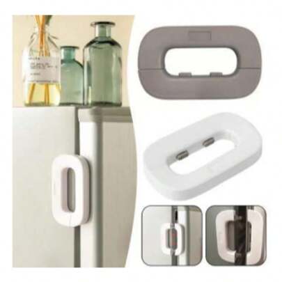 Trava de Segurança para Bebês: Proteja a Fechadura do Refrigerador