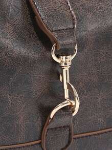 Novachic,1pc Retro Minimalist Hook Decor Adjustable Shoulder Strap Crescent Shape Bag, Suitable For Date, Outing, Party, Vintage Bag For Women