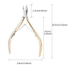 1pc Stainless Steel Cuticle Trimmer, Precise & Sharp Cuticle Cutter, Professional Nail Grooming Tool For Hangnail Removal, Ideal Gift