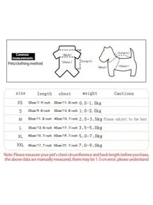 条纹卡通印花宠物背心衬衫，透气狗/猫衣服薄款无袖背心 - 藍色 - 查看 6