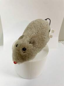 运动激活猫玩具 - 带声音的毛绒仿真鸟、刺猬、水田鼠、猫、咀嚼玩具,供猫咪娱乐、自娱自乐 - 咖啡棕 - 查看 20