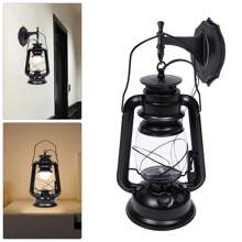 Lámpara Rústica Antigua De Exterior Lámpara Linterna Vintage Aplique De Pared Retro