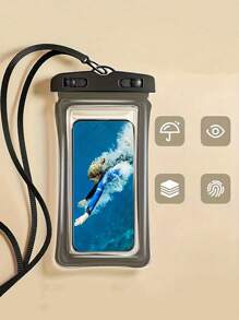 2 Stücke wasserdichte Handytasche, wasserdichte Handytasche mit Touchscreen, geeignet für Strand, Kreuzfahrt und Reisen, Schwimmen, Rafting, Radfahren, Bergsteigen, Camping, Wandern, Unterwasserfotografie, Tauchen, spezielles Regenschutz-Handyhülle für Outdoor, geeignet für alle Handy