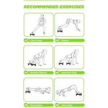 The Split - Core Full Body Workout | Ab Roller Wheel Exercise Equipment | Exercise Wheels For Abs | Abdominal Exercise Equipment For Home - Green1 - View 8