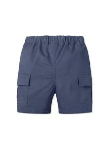 3pcs Boys' Solid Color Sports Shorts, Kids Casual Home & TravelBermuda Shorts, Spring/Summer
