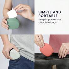Siliconen oortelefoon opbergtas, compacte draagbare portemonnee datakabel organizer box bedrade oortelefoon siliconen etui, voor koptelefoons, sleutels, lippenstift, USB-kabels, kleine accessoires