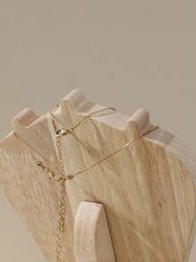 1PC 实木项链展示架，肖像颈展示架，吊坠展示架，珠宝道具模型架，展示柜展示架 - 彩色 - 查看 7