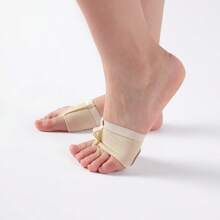 1pair Of Men's And Women's Belly Dance Shoes With Thin Fiber Elastic Clip Toe Latin Ballet Shoe Front Pads - Multicolor - View 7